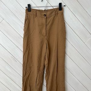 Brown Linen Trousers